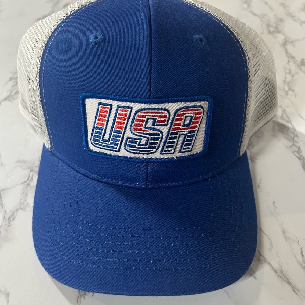 Blue USA Trucker Hat NWT